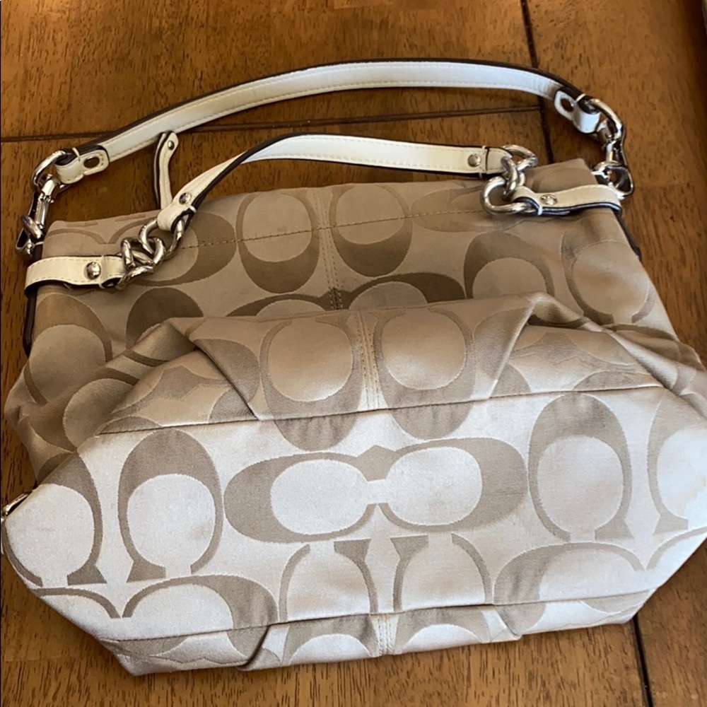 Tan Coach Purse - Picture 2 of 3